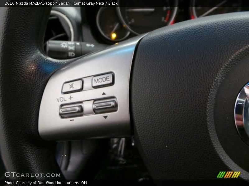 Comet Gray Mica / Black 2010 Mazda MAZDA6 i Sport Sedan
