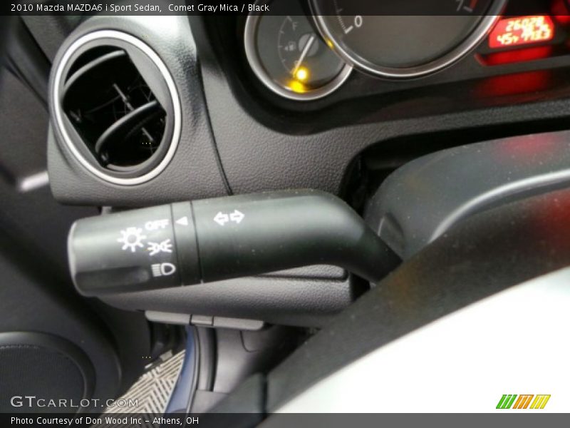 Comet Gray Mica / Black 2010 Mazda MAZDA6 i Sport Sedan