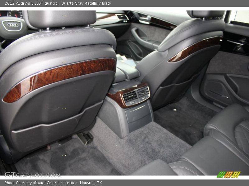 Quartz Gray Metallic / Black 2013 Audi A8 L 3.0T quattro