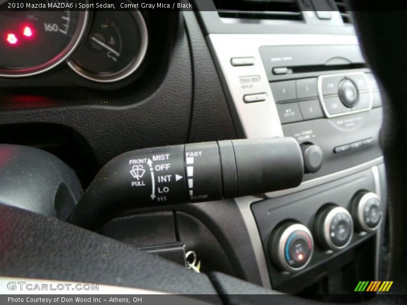 Comet Gray Mica / Black 2010 Mazda MAZDA6 i Sport Sedan