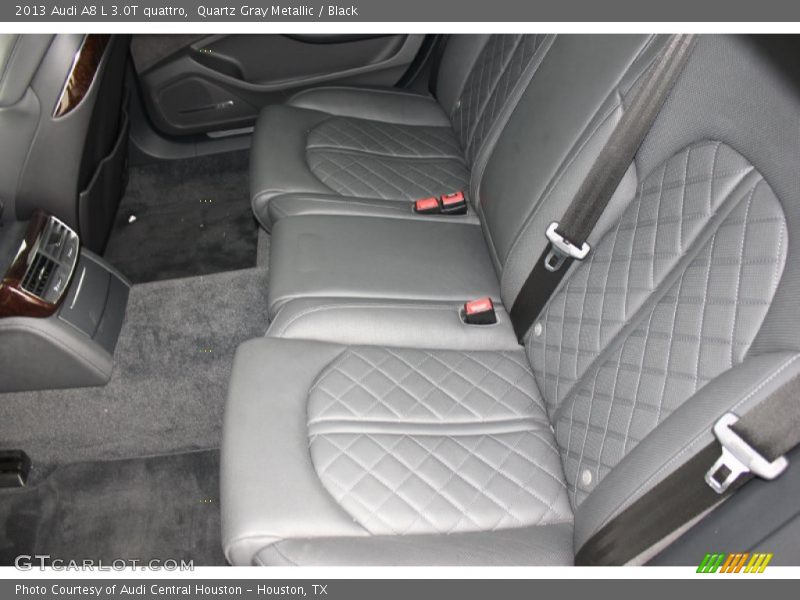 Quartz Gray Metallic / Black 2013 Audi A8 L 3.0T quattro
