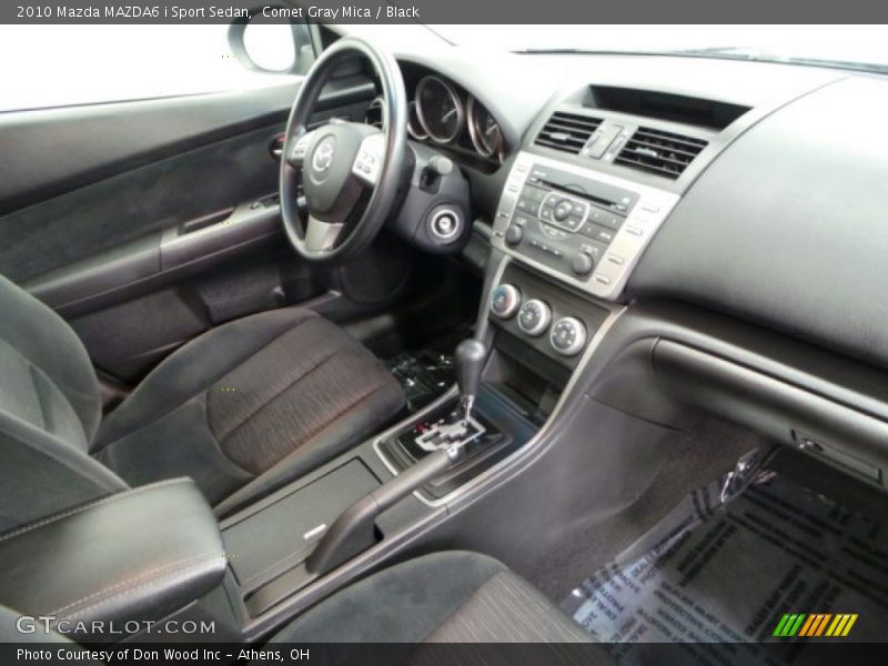 Comet Gray Mica / Black 2010 Mazda MAZDA6 i Sport Sedan