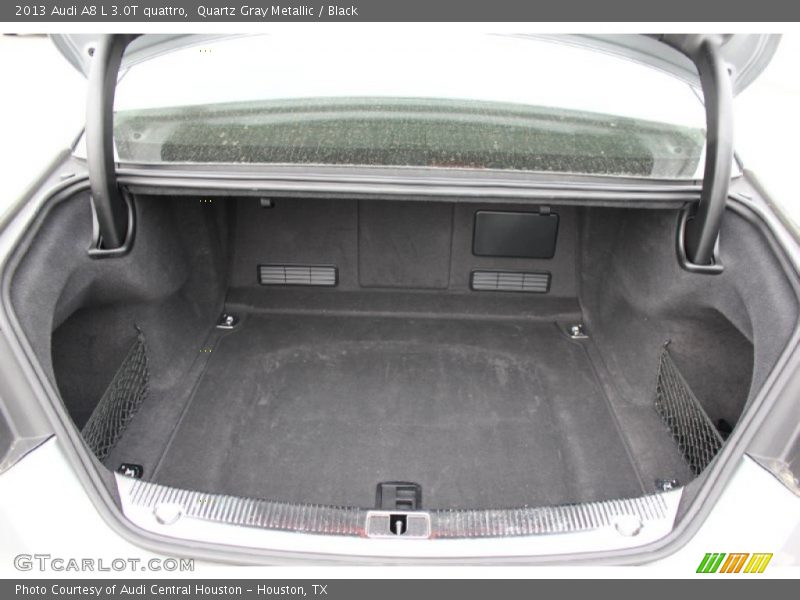 Quartz Gray Metallic / Black 2013 Audi A8 L 3.0T quattro