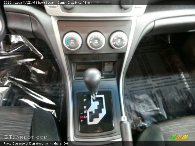 Comet Gray Mica / Black 2010 Mazda MAZDA6 i Sport Sedan