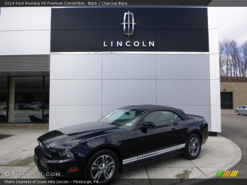 Black / Charcoal Black 2014 Ford Mustang V6 Premium Convertible