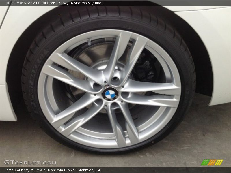 Alpine White / Black 2014 BMW 6 Series 650i Gran Coupe