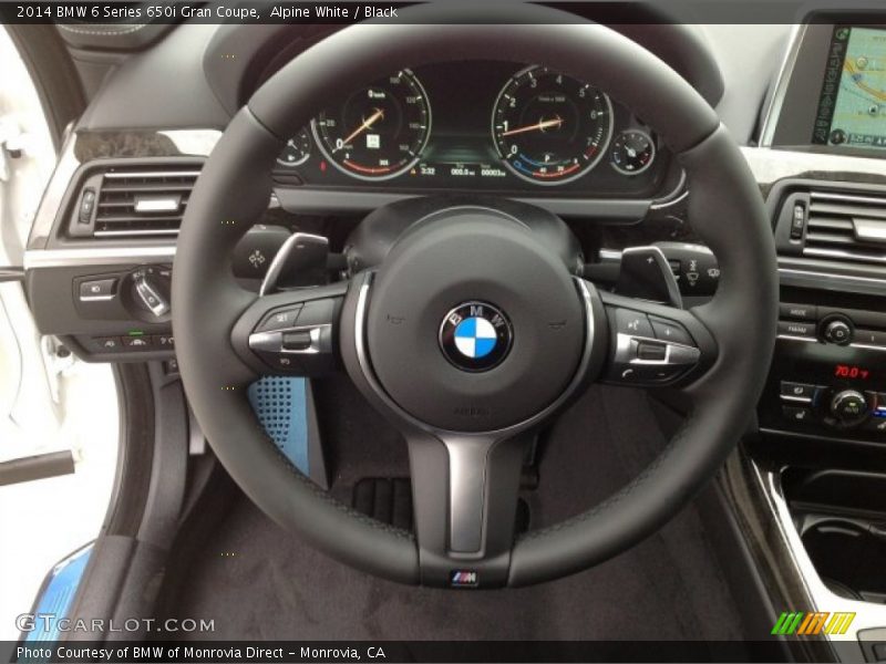 Alpine White / Black 2014 BMW 6 Series 650i Gran Coupe