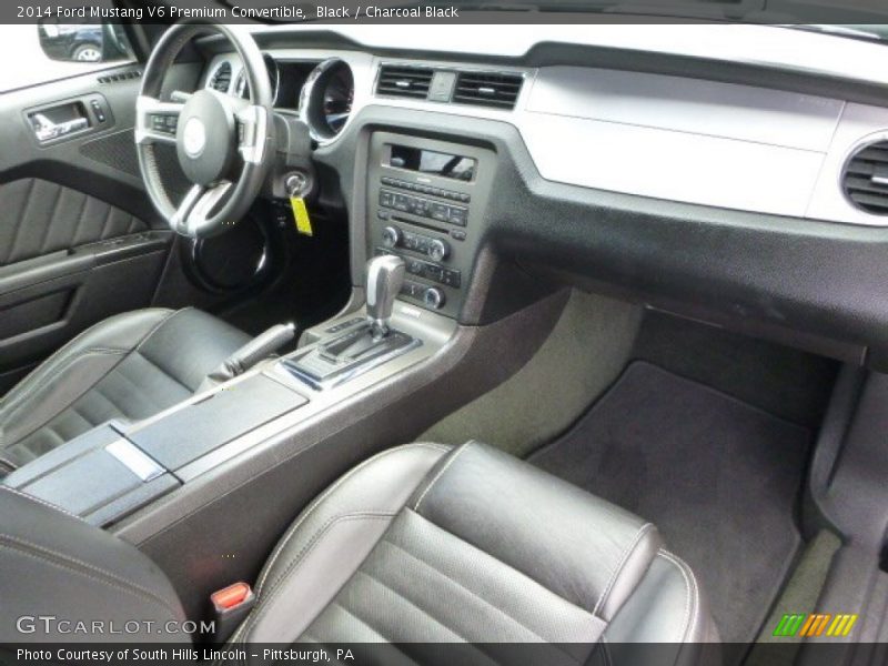 Black / Charcoal Black 2014 Ford Mustang V6 Premium Convertible