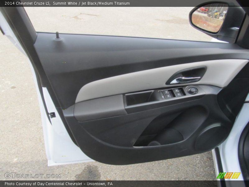 Summit White / Jet Black/Medium Titanium 2014 Chevrolet Cruze LS
