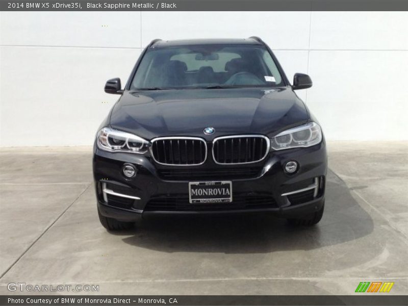 Black Sapphire Metallic / Black 2014 BMW X5 xDrive35i