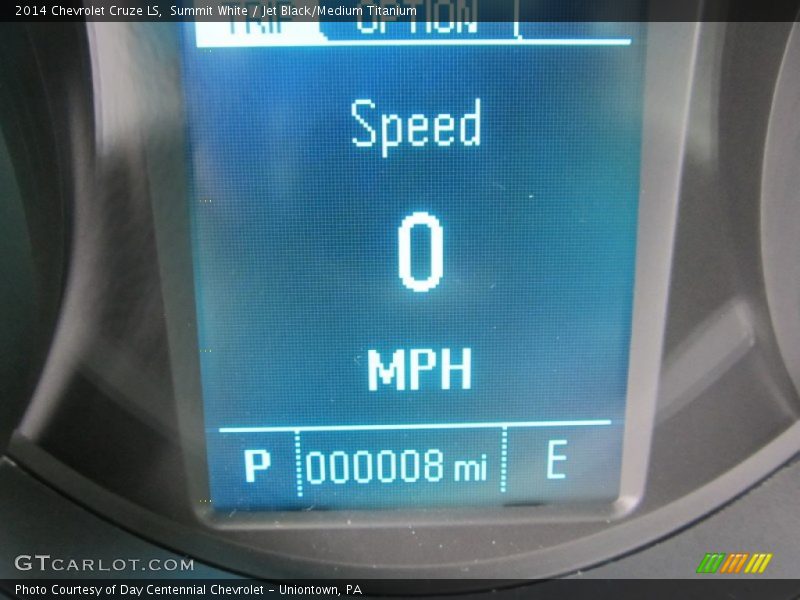 Summit White / Jet Black/Medium Titanium 2014 Chevrolet Cruze LS