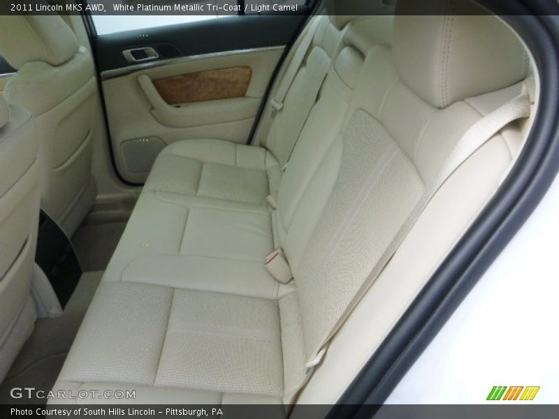 White Platinum Metallic Tri-Coat / Light Camel 2011 Lincoln MKS AWD