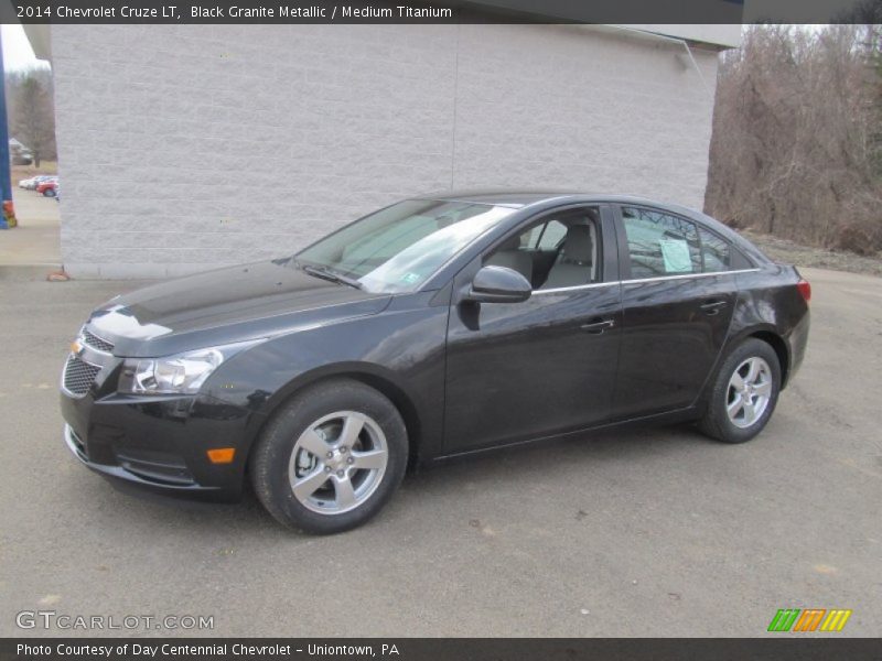Black Granite Metallic / Medium Titanium 2014 Chevrolet Cruze LT