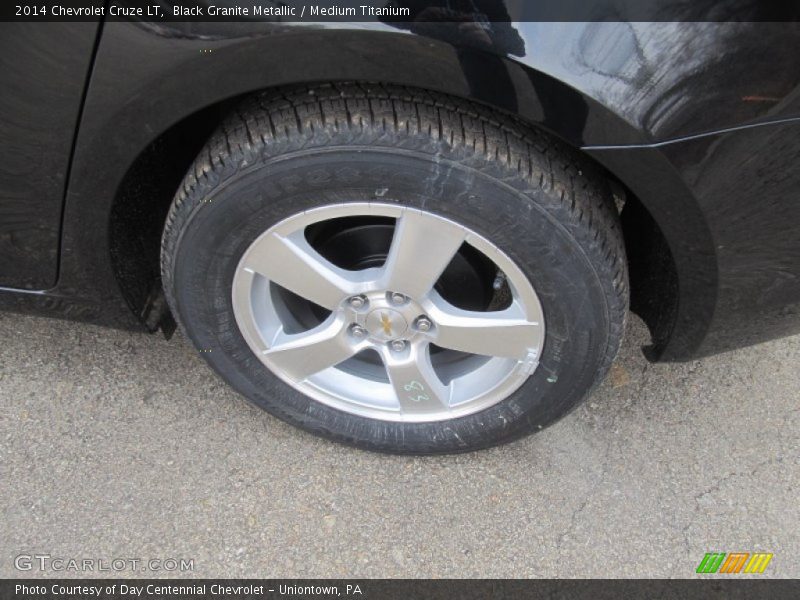 Black Granite Metallic / Medium Titanium 2014 Chevrolet Cruze LT