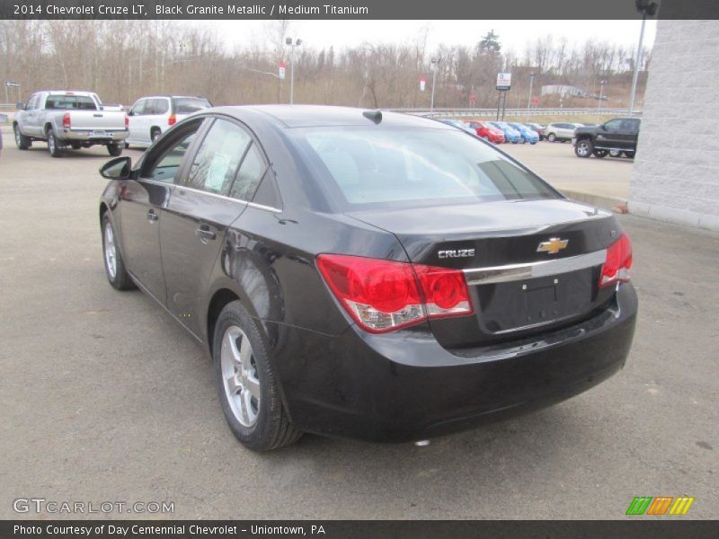 Black Granite Metallic / Medium Titanium 2014 Chevrolet Cruze LT