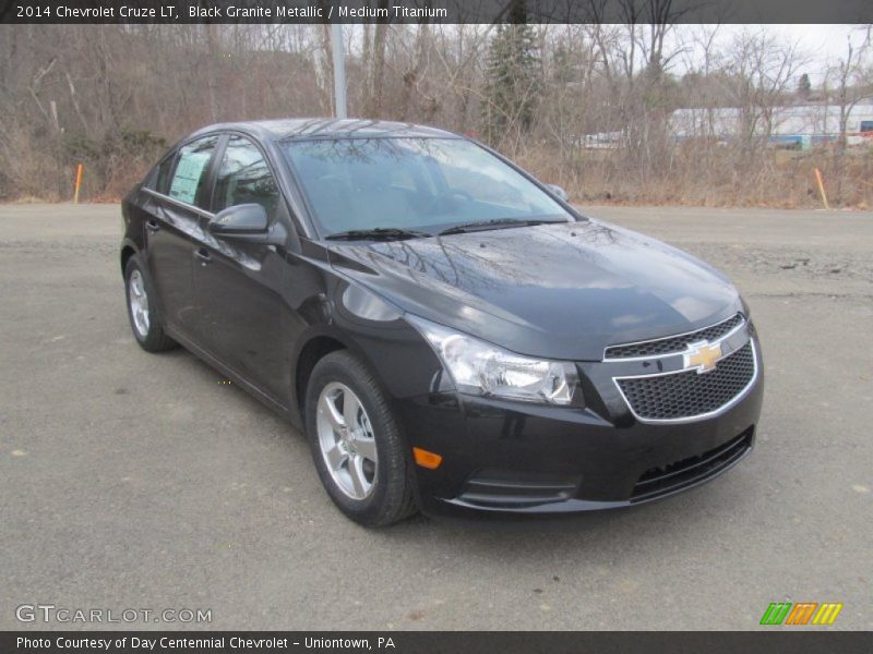 Black Granite Metallic / Medium Titanium 2014 Chevrolet Cruze LT