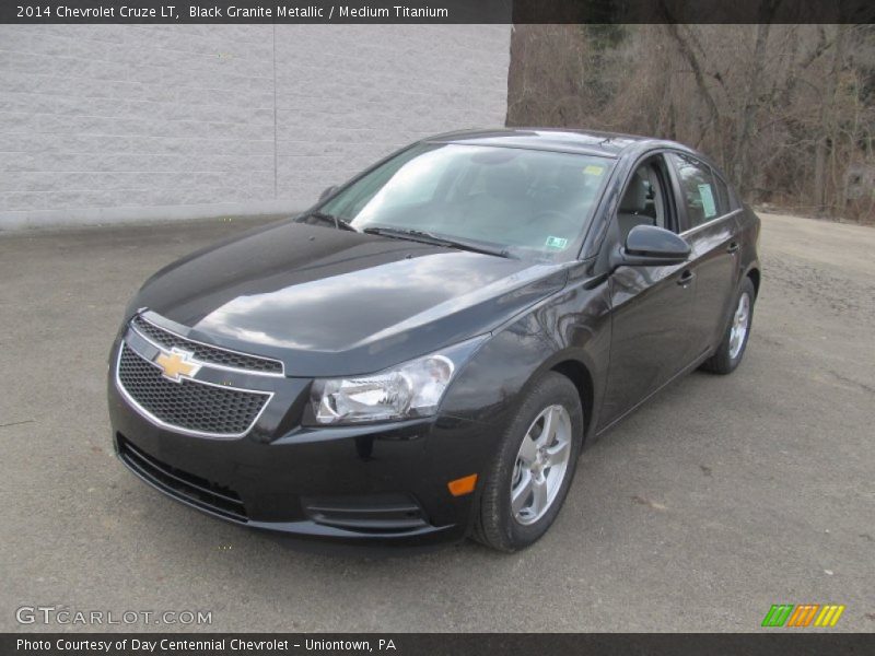 Black Granite Metallic / Medium Titanium 2014 Chevrolet Cruze LT