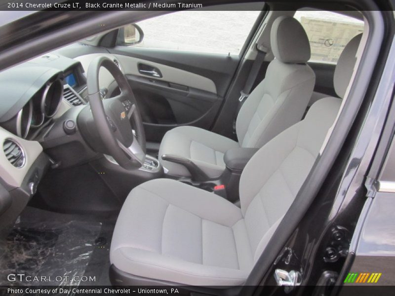 Black Granite Metallic / Medium Titanium 2014 Chevrolet Cruze LT