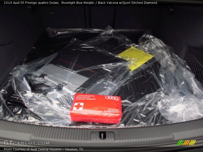 Moonlight Blue Metallic / Black Valcona w/Sport Stitched Diamond 2014 Audi S6 Prestige quattro Sedan