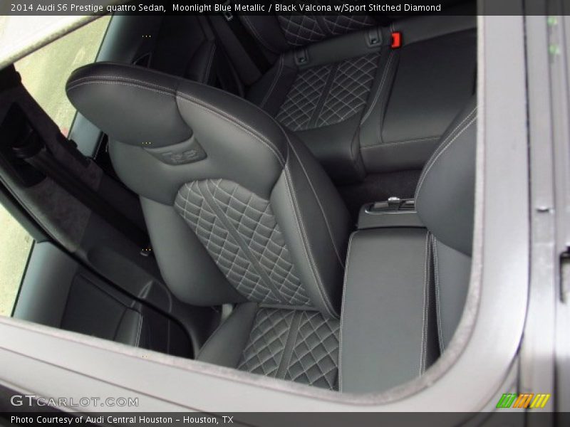 Moonlight Blue Metallic / Black Valcona w/Sport Stitched Diamond 2014 Audi S6 Prestige quattro Sedan