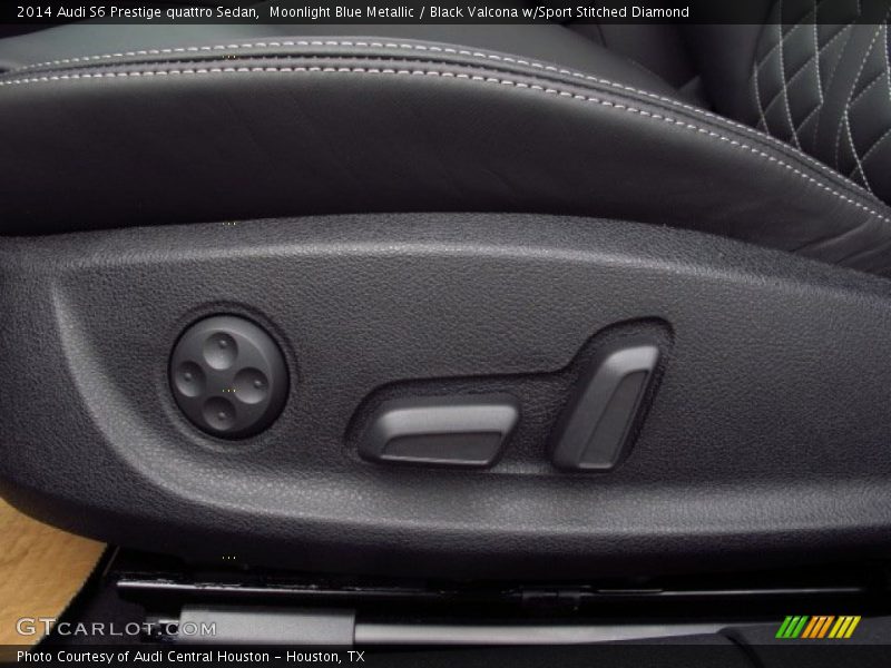 Moonlight Blue Metallic / Black Valcona w/Sport Stitched Diamond 2014 Audi S6 Prestige quattro Sedan