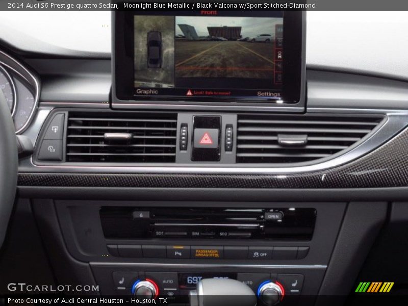 Moonlight Blue Metallic / Black Valcona w/Sport Stitched Diamond 2014 Audi S6 Prestige quattro Sedan