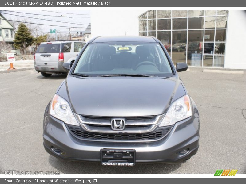 Polished Metal Metallic / Black 2011 Honda CR-V LX 4WD