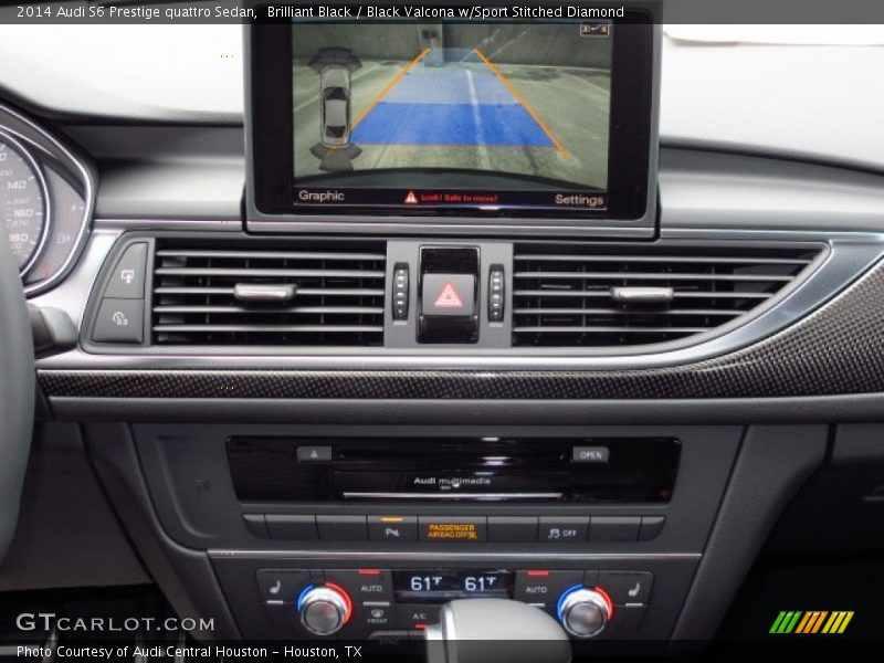 Brilliant Black / Black Valcona w/Sport Stitched Diamond 2014 Audi S6 Prestige quattro Sedan