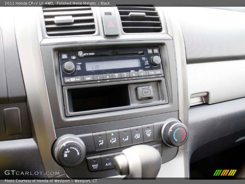 Polished Metal Metallic / Black 2011 Honda CR-V LX 4WD
