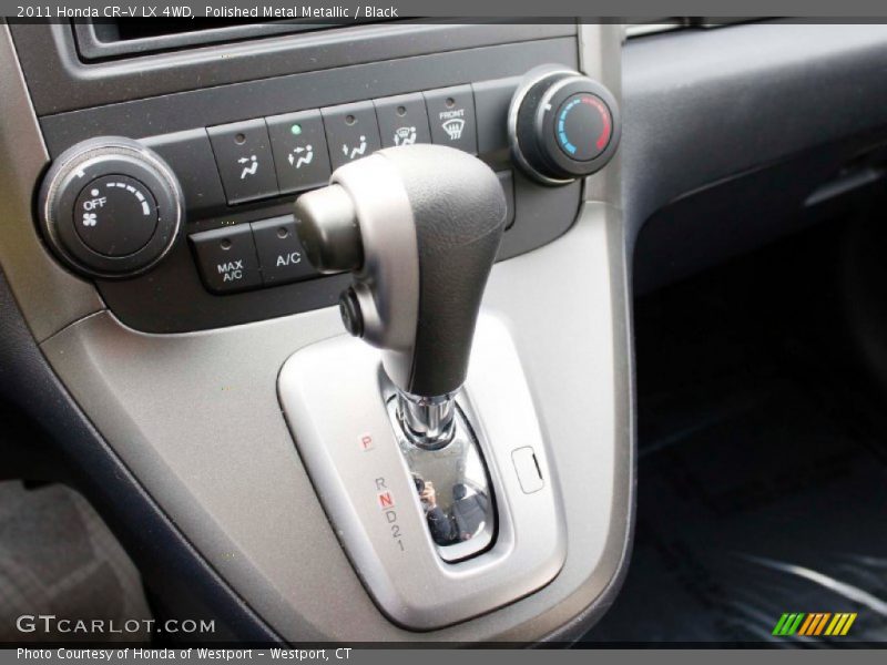 Polished Metal Metallic / Black 2011 Honda CR-V LX 4WD
