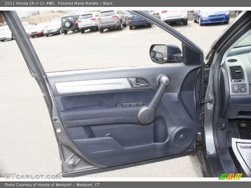 Polished Metal Metallic / Black 2011 Honda CR-V LX 4WD