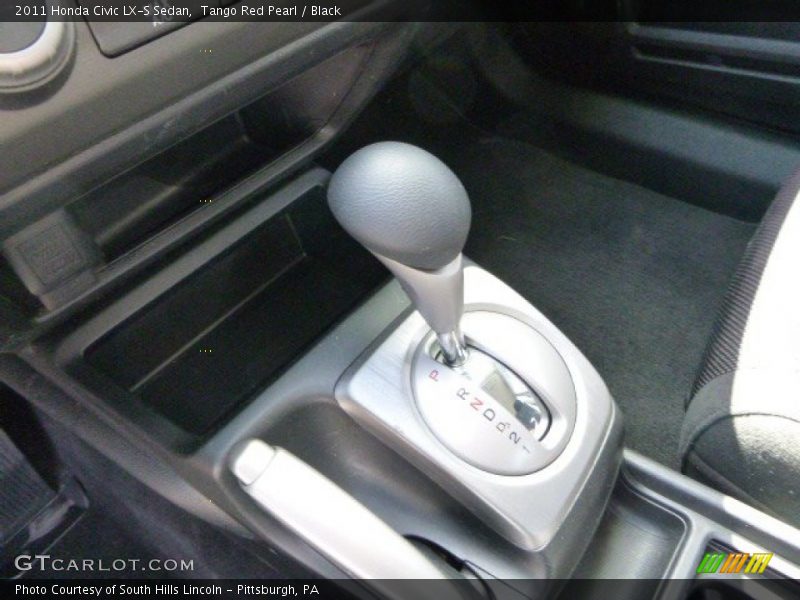 Tango Red Pearl / Black 2011 Honda Civic LX-S Sedan