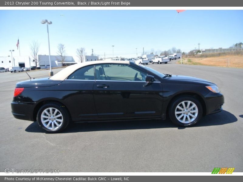 Black / Black/Light Frost Beige 2013 Chrysler 200 Touring Convertible