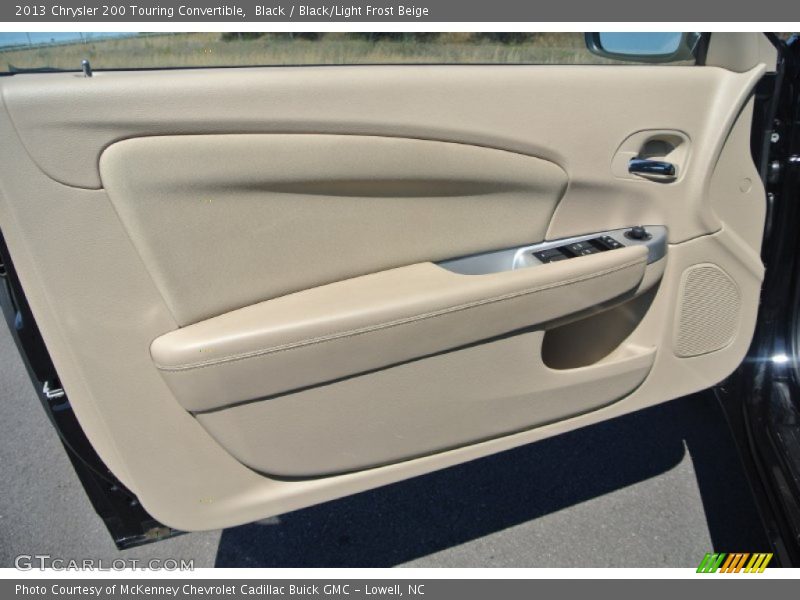 Black / Black/Light Frost Beige 2013 Chrysler 200 Touring Convertible