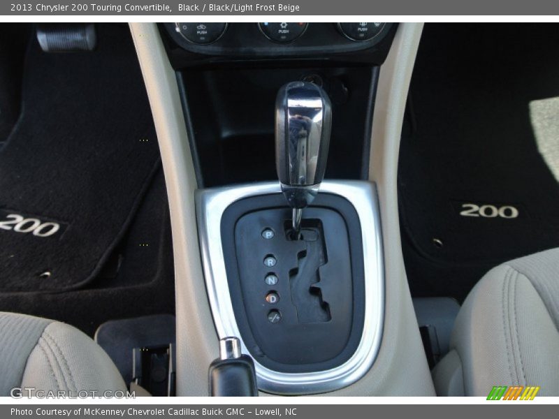 Black / Black/Light Frost Beige 2013 Chrysler 200 Touring Convertible