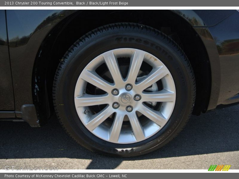 Black / Black/Light Frost Beige 2013 Chrysler 200 Touring Convertible