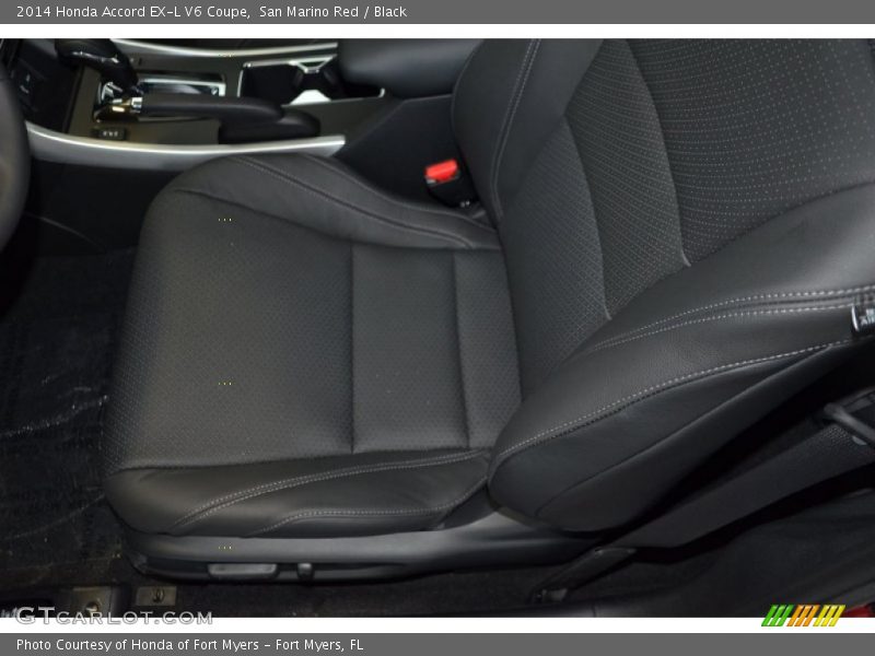 San Marino Red / Black 2014 Honda Accord EX-L V6 Coupe