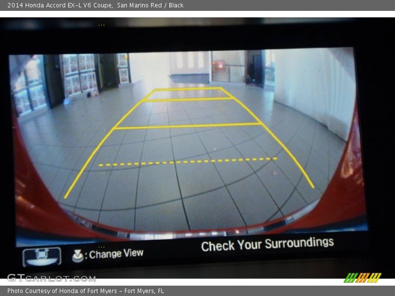 San Marino Red / Black 2014 Honda Accord EX-L V6 Coupe