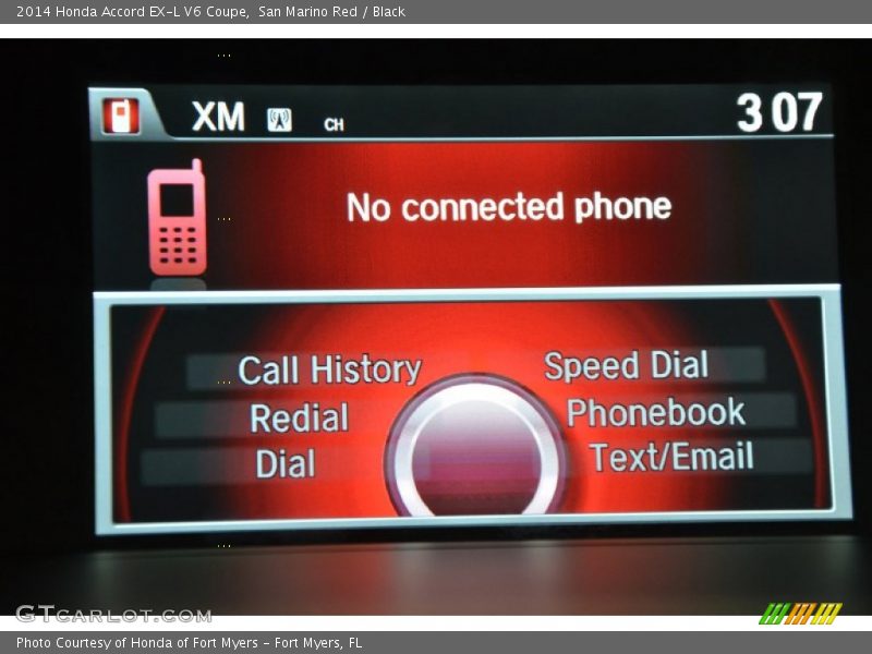 San Marino Red / Black 2014 Honda Accord EX-L V6 Coupe