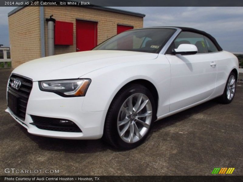 Ibis White / Black 2014 Audi A5 2.0T Cabriolet