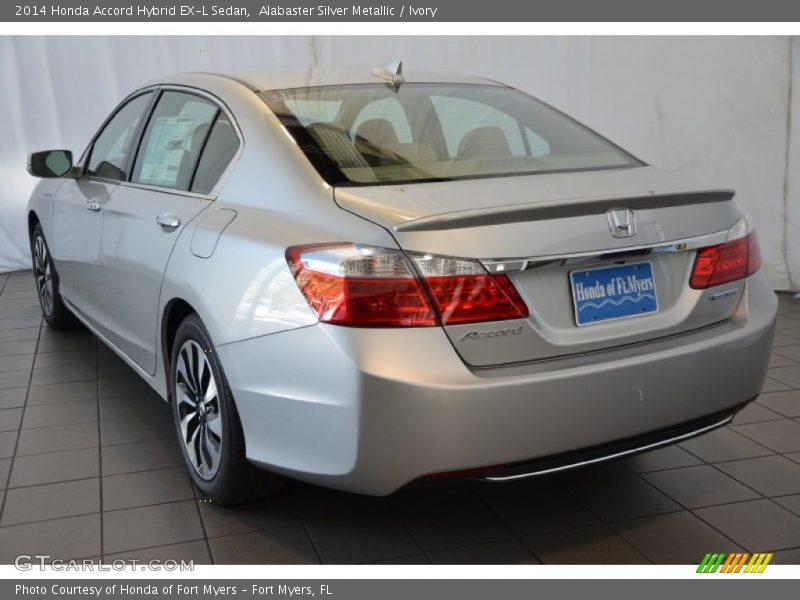 Alabaster Silver Metallic / Ivory 2014 Honda Accord Hybrid EX-L Sedan
