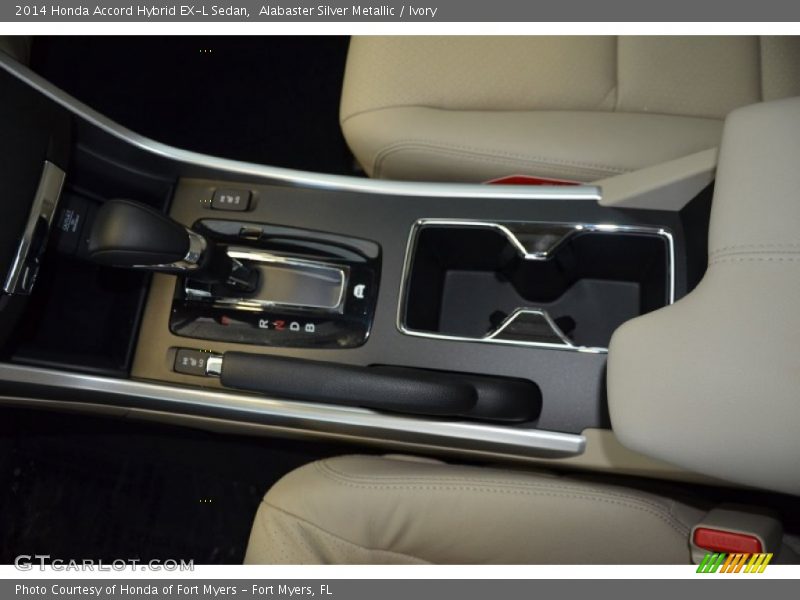 Alabaster Silver Metallic / Ivory 2014 Honda Accord Hybrid EX-L Sedan