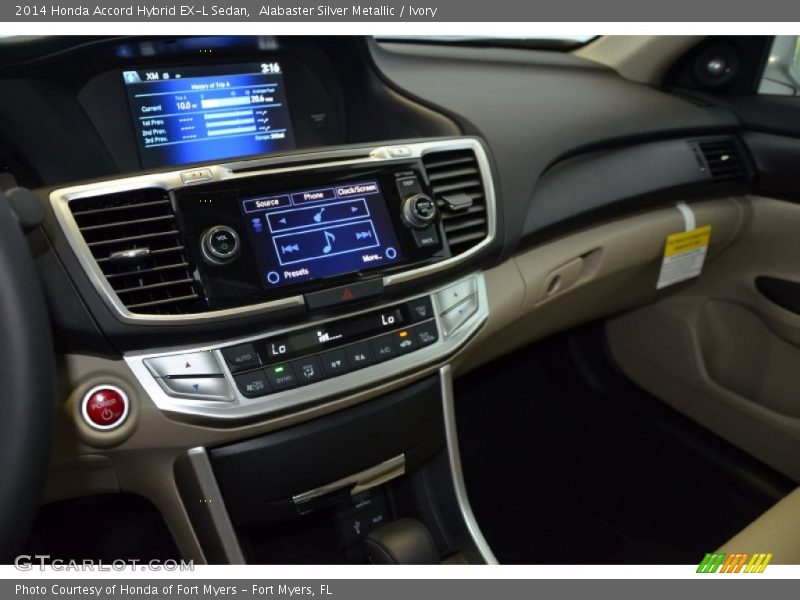 Alabaster Silver Metallic / Ivory 2014 Honda Accord Hybrid EX-L Sedan