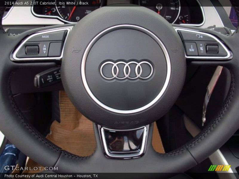 Ibis White / Black 2014 Audi A5 2.0T Cabriolet