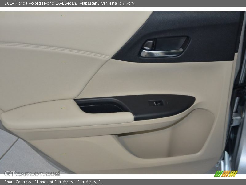 Alabaster Silver Metallic / Ivory 2014 Honda Accord Hybrid EX-L Sedan