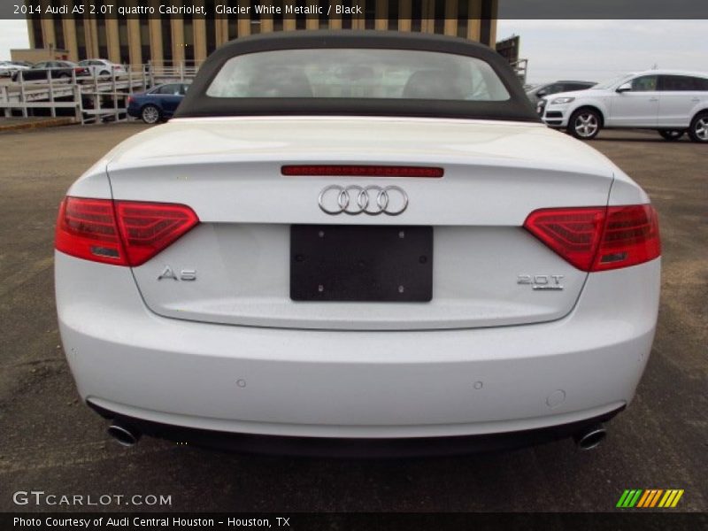 Glacier White Metallic / Black 2014 Audi A5 2.0T quattro Cabriolet