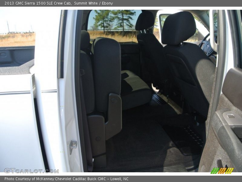 Summit White / Ebony 2013 GMC Sierra 1500 SLE Crew Cab