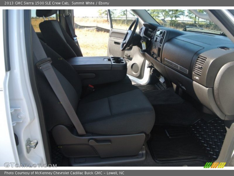 Summit White / Ebony 2013 GMC Sierra 1500 SLE Crew Cab