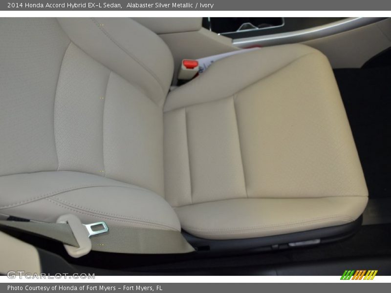 Alabaster Silver Metallic / Ivory 2014 Honda Accord Hybrid EX-L Sedan