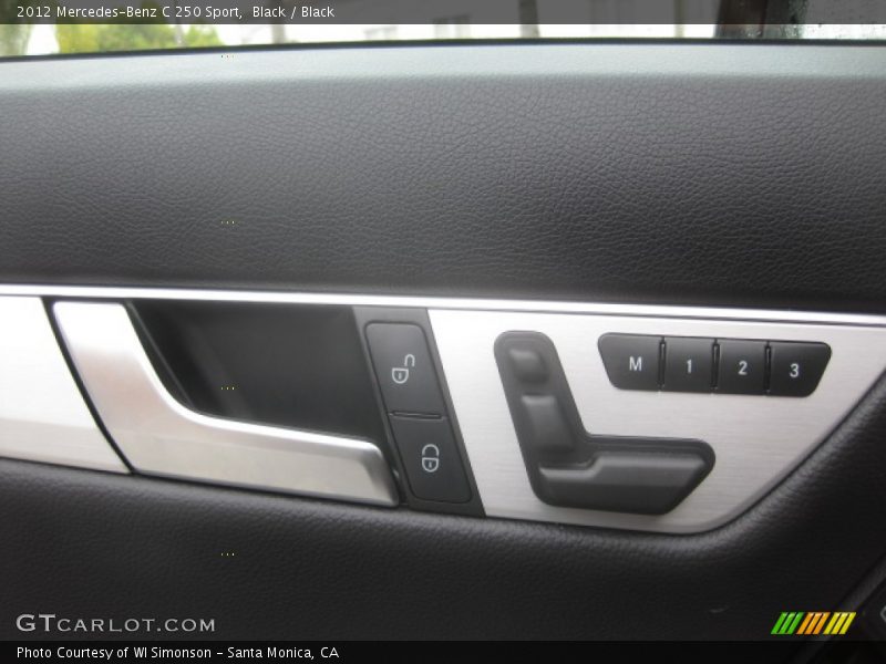 Black / Black 2012 Mercedes-Benz C 250 Sport